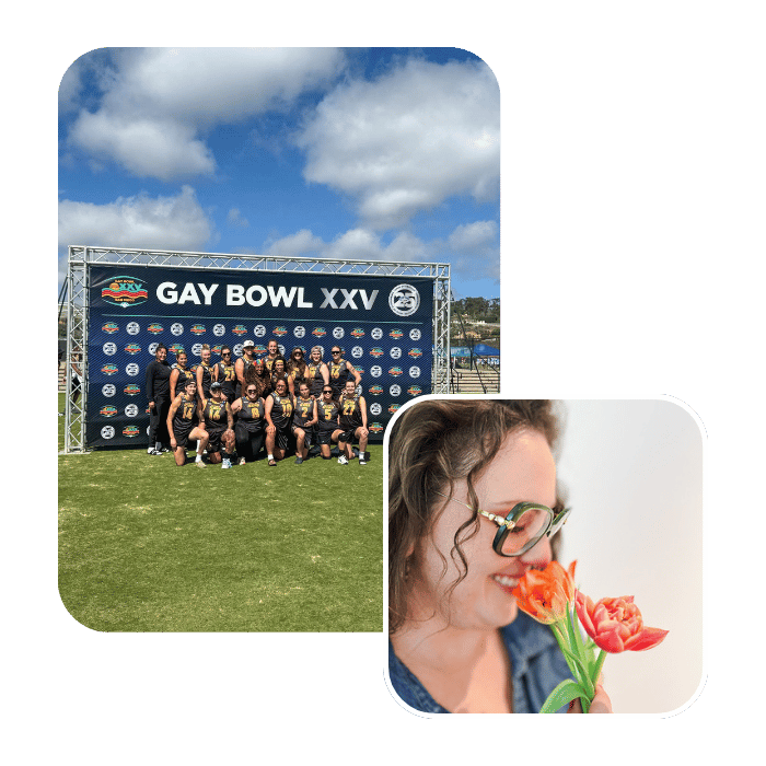 emily veeh, flag football