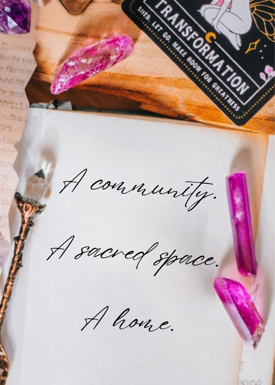 monthly membership community for women, a community, a sacred place, a home